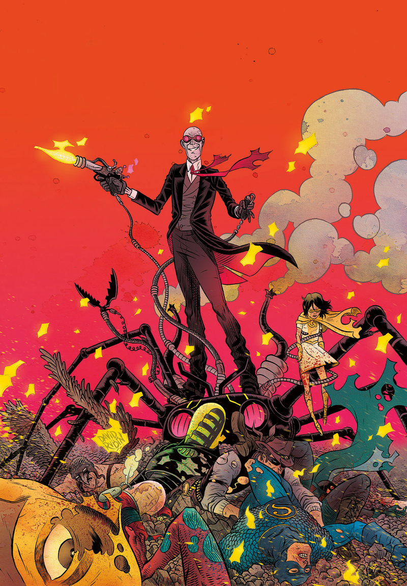 Image: Dark Horse Comics; cover by David RubĂn